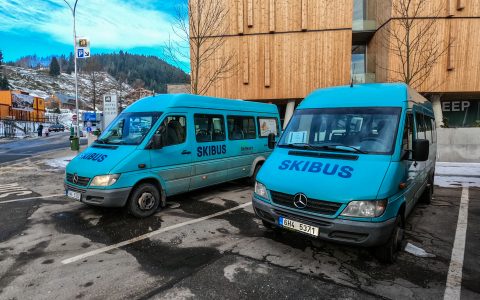 Skibus Pec pod Sněžkou horizont